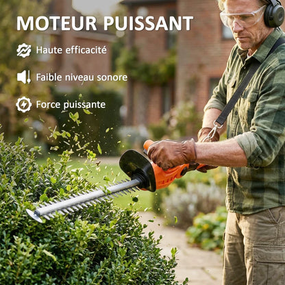 Taille-haies Électrique sur Perche Télescopique Outsunny®