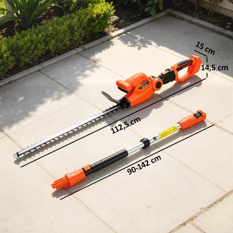 Taille-haies Électrique sur Perche Télescopique Outsunny®