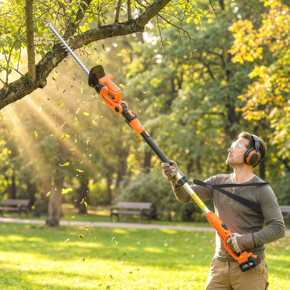 Taille-haies Électrique sur Perche Télescopique Outsunny®