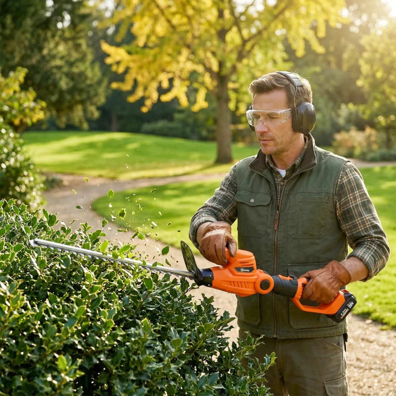 Taille-haies Électrique sur Perche Télescopique Outsunny®