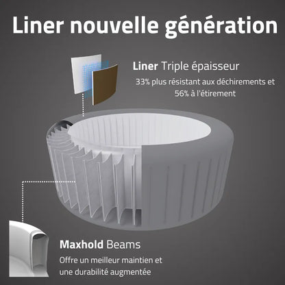 Spa Gonflable Dominica Smart HydroJet™ (4-6 places)