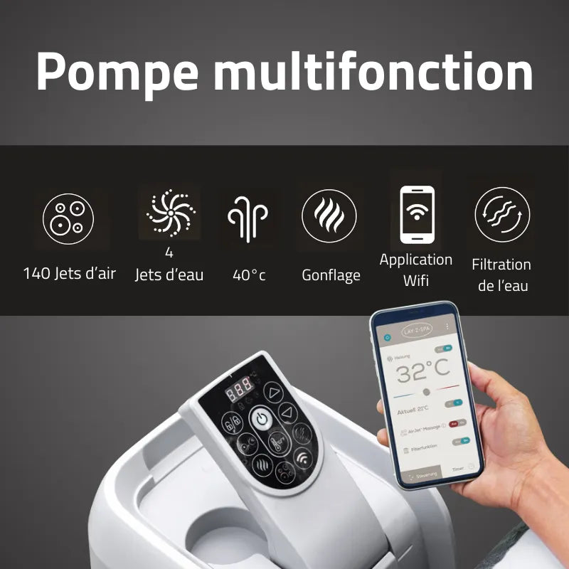 Spa Gonflable Dominica Smart HydroJet™ (4-6 places)